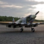 Spitfire on the ground