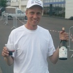 6973 Jani With Championship Wine Bottle